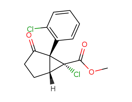 methyl 6-chloro-1-(2-chlorophenyl)-2-oxobicyclo[3.1.0]hexane-6-carboxylate