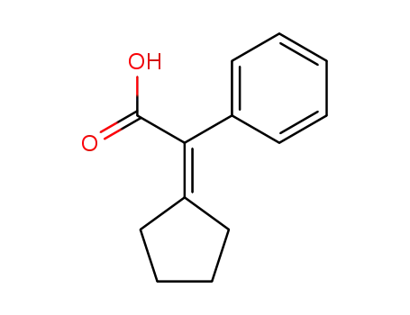 1-cyclopentylidene-1-phenylacetic acid