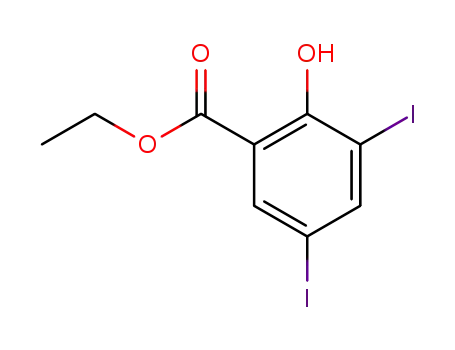 2-hydroxy-3,5-diiodobenzoic acid ethyl ester