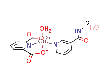 {[Cu(N-methylnicotinamide)(dipicolinate)(H2O)].2H2O}