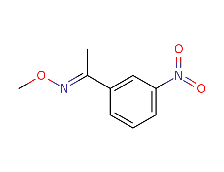 Molecular Structure of 72278-09-2 (Ethanone, 1-(3-nitrophenyl)-, O-methyloxime)
