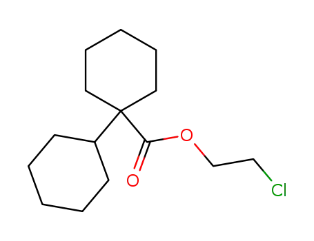 bicyclohexyl-1-carboxylic acid-(2-chloro-ethyl ester)