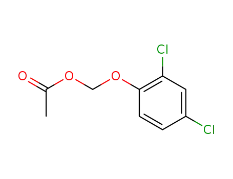 Molecular Structure of 106262-06-0 (Methanol, (2,4-dichlorophenoxy)-, acetate)