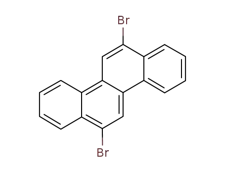 Molecular Structure of 131222-99-6 (6,12-Dibromochrysene)