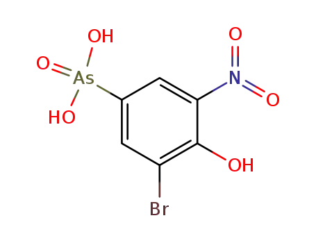 (3-bromo-4-hydroxy-5-nitro-phenyl)-arsonic acid