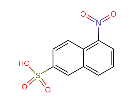 Molecular Structure of 86-69-1 (2-Naphthalenesulfonic acid, 5-nitro-)
