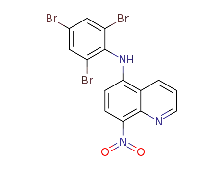 8-nitro-N-(2,4,6-tribromophenyl)quinolin-5-amine