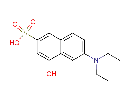 6-diethylamino-4-hydroxy-naphthalene-2-sulfonic acid