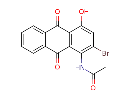1-acetylamino-2-bromo-4-hydroxy-anthraquinone