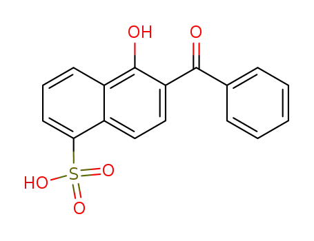 6-benzoyl-5-hydroxy-naphthalene-1-sulfonic acid