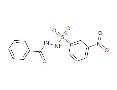 N-benzoyl-N'-(3-nitro-benzenesulfonyl)-hydrazine