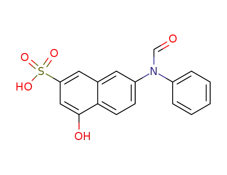 7-(N-formyl-anilino)-4-hydroxy-naphthalene-2-sulfonic acid