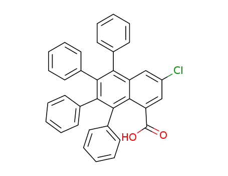 3-chloro-5,6,7,8-tetraphenyl-1-naphthoic acid