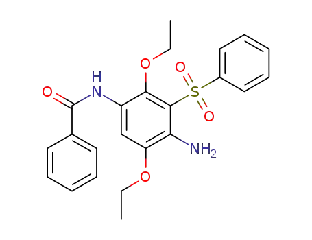 N-(4-amino-2,5-diethoxy-3-(phenylsulfonyl)phenyl)benzamide