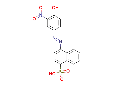 4-(4-hydroxy-3-nitro-phenylazo)-naphthalene-1-sulfonic acid