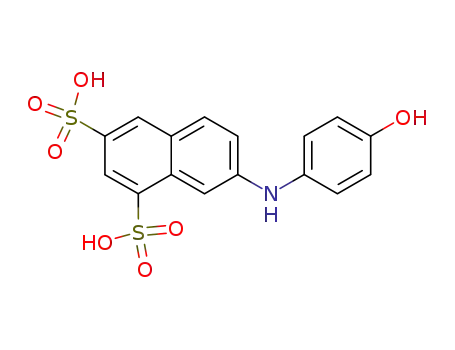 7-(4-hydroxy-anilino)-naphthalene-1,3-disulfonic acid