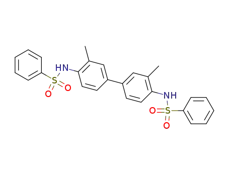 Molecular Structure of 6324-67-0 (Benzenesulfonamide,N,N'-(3,3'-dimethyl[1,1'-biphenyl]-4,4'-diyl)bis-)