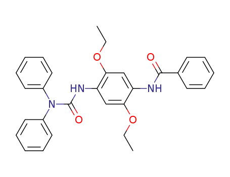 N'-(2,5-diethoxy-4-benzoylamino-phenyl)-N,N-diphenyl-urea