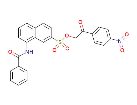 8-benzoylamino-naphthalene-2-sulfonic acid-(4-nitro-phenacyl ester)