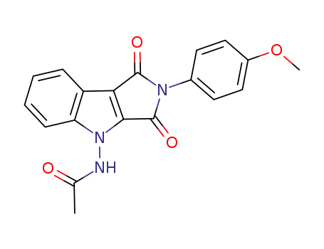 N-(2-(4-methoxyphenyl)-1,3-dioxo-2,3-dihydropyrrolo[3,4-b]indol-4(1H)-yl)acetamide
