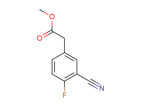 methyl 4-fluoro-3-cyanophenylacetate