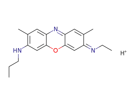 (Z)-N-(2,8-dimethyl-7-(propylamino)-3H-phenoxazin-3-ylidene)ethanaminium