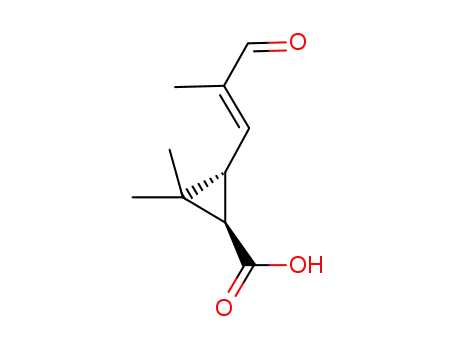 (1R,3R)-2,2-Dimethyl-3-((E)-2-methyl-3-oxoprop-1-en-1-yl)cyclopropane-1-carboxylic Acid