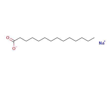 Molecular Structure of 822-12-8 (SODIUM MYRISTATE)