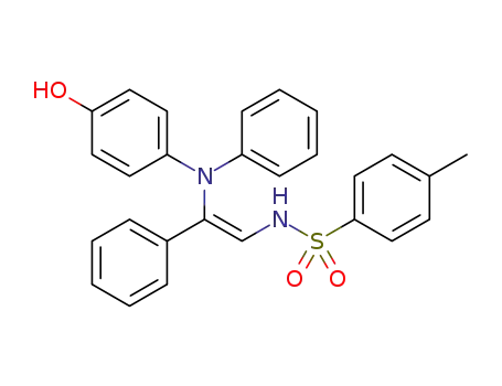 (Z)-N-(2-((4-hydroxyphenyl)(phenyl)amino)-2-phenylvinyl)-4-methylbenzenesulfonamide
