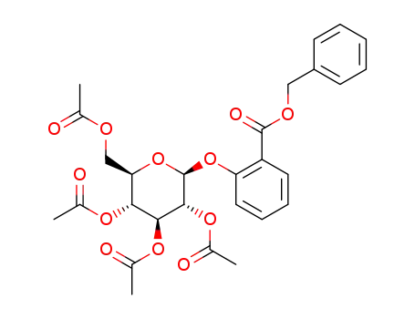 2-benzyloxycarbonylphenyl 2,3,4,6-tetra-O-acetyl-β-D-glucopyranoside