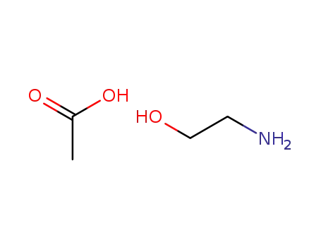 Molecular Structure of 54300-24-2 (2-hydroxyethylammonium acetate)