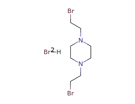 Molecular Structure of 90942-23-7 (1,4-bis(2-bromoethyl)piperazine)