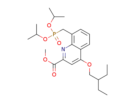 methyl 8-((diisopropoxyphosphoryl)methyl)-4-(2-ethylbutoxy)quinoline-2-carboxylate