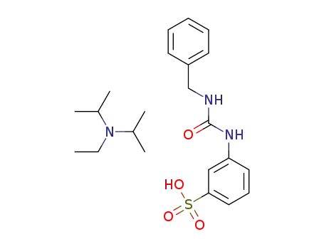 N-ethyl-N-isopropylpropan-2-aminium 3-(3-benzylureido)benzenesulfonate