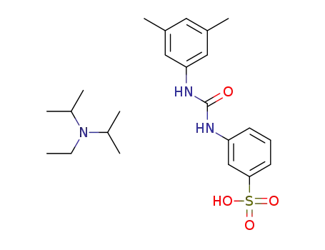 N-ethyl-N-isopropylpropan-2-aminium 3-(3-(3,5-dimethylphenyl)ureido)benzenesulfonate