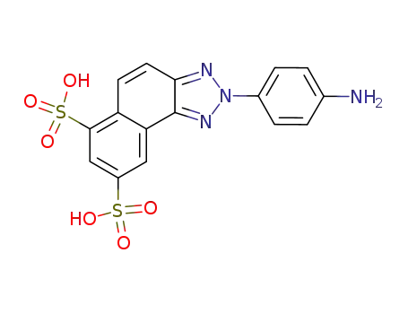 2-(4-aminophenyl)-2H-naphtho[1,2-d][1,2,3]triazole-6,8-disulfonic acid