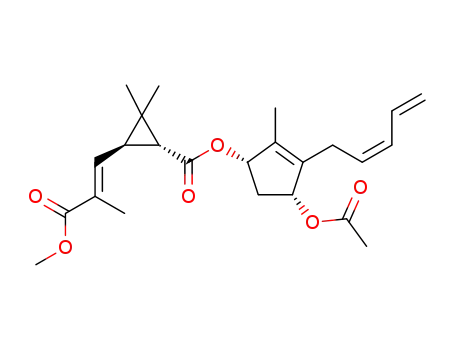 (1S,4R)-4-acetoxy-2-methyl-3-((2Z)-penta-2,4-dien-1-yl)cyclopent-2-en-1-yl (1R,3R)-3-((E)-3-methoxy-2-methyl-3-oxoprop-1-enyl)-2,2-dimethylcyclopropane-1-carboxylate