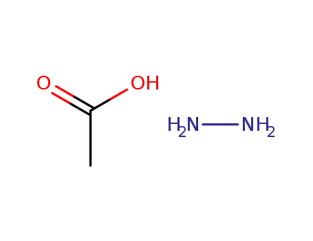 Molecular Structure of 7335-65-1 (Hydrazine acetate)