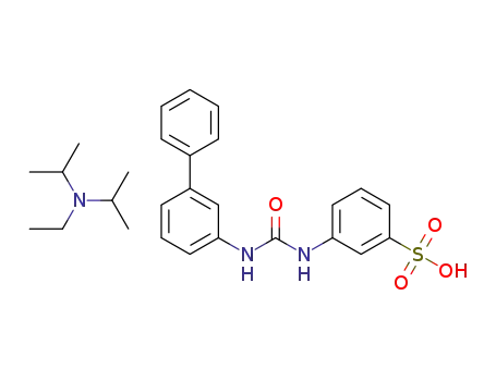 N-ethyl-N-isopropylpropan-2-aminium 3-(3-([1,1′-biphenyl]-2-yl)ureido)benzenesulfonate
