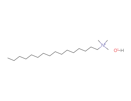 Molecular Structure of 505-86-2 (Hexadecyltrimethylammonium hydroxide)
