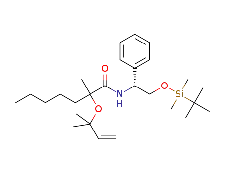 2-(2-ethenyl-2-propoxy)-N-[(R)-2-((tert-butyldimethylsilyl)oxy)-1-phenylethyl]-2-methylheptanamide
