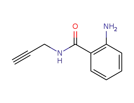 Molecular Structure of 4943-83-3 (2-AMINO-N-(2-PROPYNYL)BENZENECARBOXAMIDE)