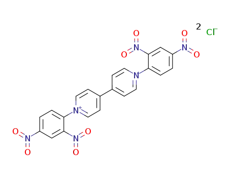 Molecular Structure of 41168-79-0 (1,1'-BIS(2,4-DINITROPHENYL)-4,4'-BIPYRIDINIUM DICHLORIDE)