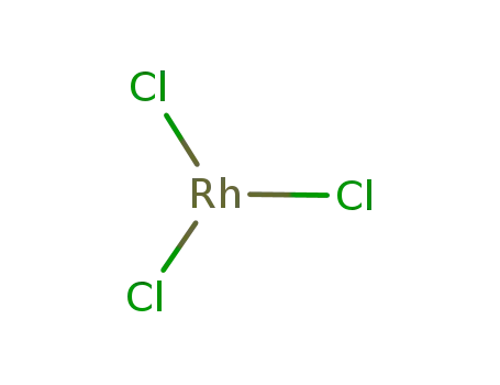 Molecular Structure of 10049-07-7 (Rhodium trichloride)