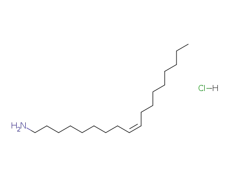 Molecular Structure of 41130-29-4 (oleylamine hydrochloride)