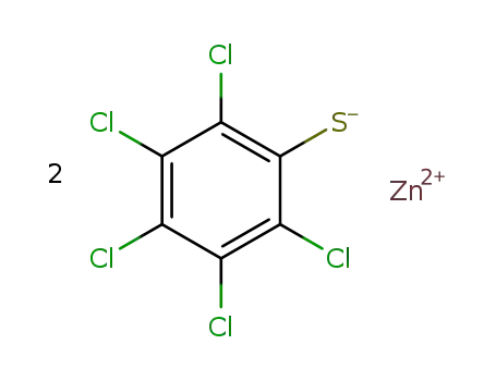 Molecular Structure of 117-97-5 (PENTACHLOROBENZENETHIOL ZINC SALT)