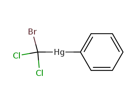 Molecular Structure of 3294-58-4 ((bromodichloromethyl)phenylmercury)
