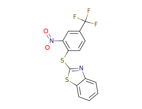 2-((2-nitro-4-(trifluoromethyl)phenyl)thio)benzo[d]thiazole