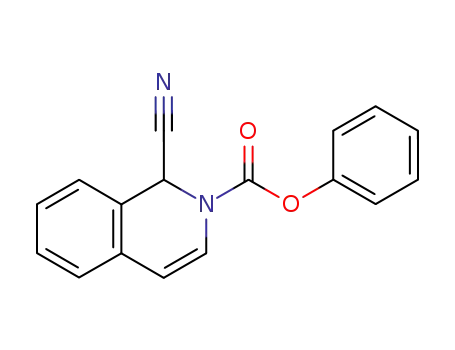 1,2-dihydro-2-phenoxycarbonylisoquinoline-1-carbonitrile