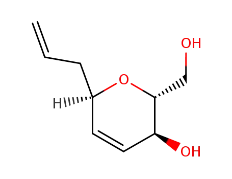 (2R,3S,6R)-6-allyl-2-hydroxymethyl-3,6-dihydro-2H-pyran-3-ol